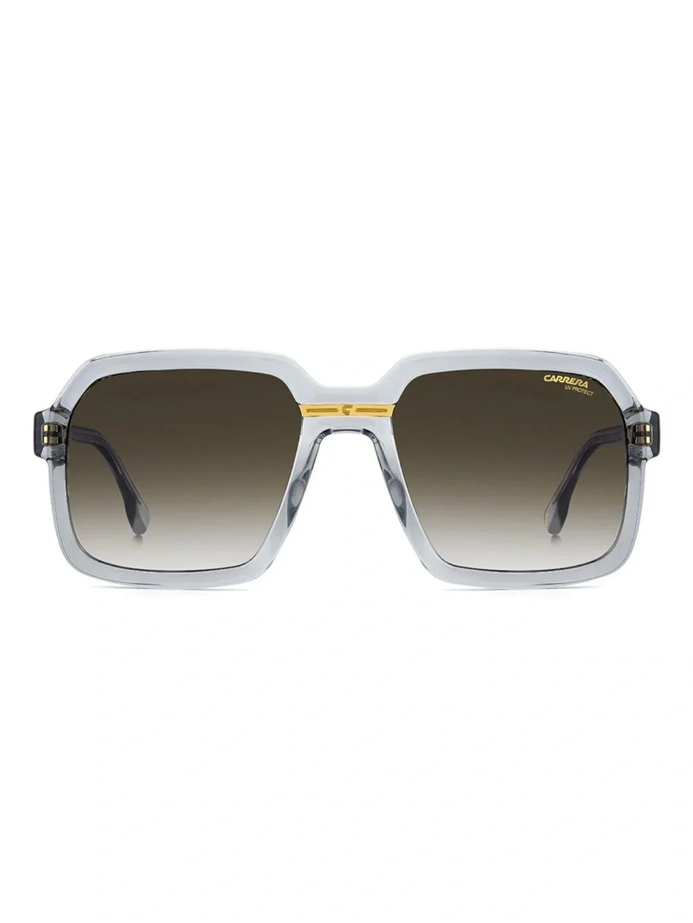 New Carrera VICTORY C 08/S Clear Frame Sunglasses with Gold Accents Authentic